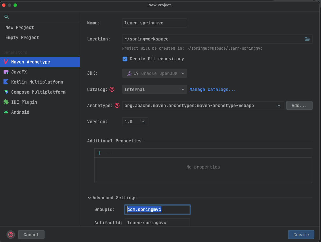 IntelliJMainScreen